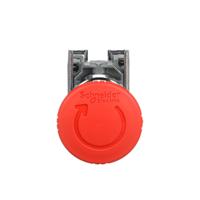 xb4bs8445 Schneider Electric Harmony XB4 Series Twist Release Emergency Stop Push Button, Panel Mount, 22mm Cutout, SPDT, IP66,
