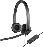 981-000575 Logitech H570e Black Wired USB A On Ear Headset