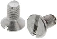 527-151 RS PRO Slot M3 Countersunk A2 304 Stainless Steel Machine Screws DIN 963 x 6.0mm