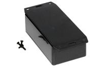 1591cf2bk Hammond 1591 Series ABS General Purpose Enclosure, IP54, Flanged, 119 x 36 x 66mm
