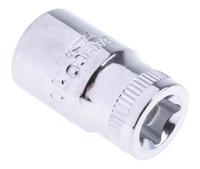 6700sm-10 Bahco 1/4 in Drive 10mm Standard Socket, 6 point, 24.7 mm Overall Length