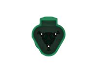 dt04-3p-tn03 TE Connectivity, DT04-3P Automotive Connector Plug Green Cable 3 Way, Cable Termination DT04-3P-TN03