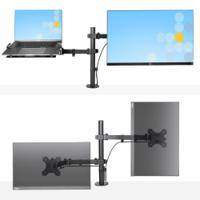 a2-laptop-desk-mount StarTech.com Desk Mounting Monitor Arm, Laptop Tray for 1 x Screen, 32in Screen Size