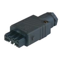 932533100-stak-4-schwarz Hirschmann, ST IP54 Black Cable Mount 4P + E Industrial Power Socket, Rated At 10A, 230 V, 400 V