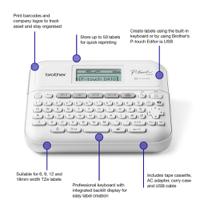 ptd410 Brother PTD410 Label Printer, 18mm Max Label Width
