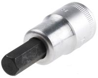 03050010 STAHLWILLE 1/2 in Drive Bit Socket, Hex Bit, 10mm, 60 mm Overall Length