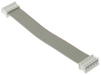 92315-1010 Molex Picoflex Series Flat Ribbon Cable, 10-Way, 1.27mm Pitch, 100mm Length, Picoflex IDC to Picoflex IDC