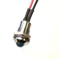 19040307we CML Innovative Technologies 1904XX0XWE Series Blue Panel Mount Indicator, 24V dc, 8mm Mounting Hole Size, Lead Wires