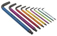 05073593001 Wera 9 piece L Shape Metric Hex Key Set, 1 x 1.5x90mm
