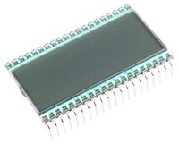 184-7721 RS PRO 7-Segment LCD Display, Black on Grey, 1 Row by 4-1/2 Characters, Reflective