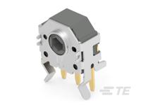 2416191-2 TE Connectivity Grey Cap Tactile Switch, SPST 1mA 2.9mm Through Hole
