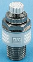 asn2-04-s SMC ASN2 Brass 1.5MPa Pneumatic Silencer, Threaded, R 1/2 Male