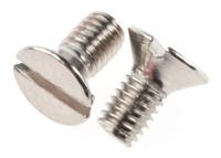 482-9186 RS PRO Slot M3 Countersunk Brass Machine Screws DIN 963 x 6.0mm
