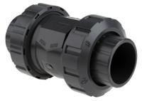 161561065 Georg Fischer PVC-U Single Check Valve 1 1/4in, 16 bar