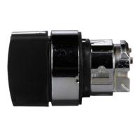 zb4bd3 Schneider Electric Harmony XB4 Series 3 Position Selector Switch Head, 22mm Cutout, Black Handle