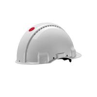 g30dvi 3M Peltor Uvicator G3000 White Safety Helmet, Ventilated