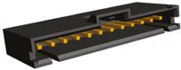 6-104363-1 TE Connectivity AMPMODU MTE Series Straight Through Hole PCB Header, 12 Contact(s), 2.54 mm Pitch, 1 Row, Shrouded