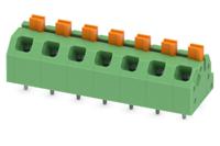 1862466 Phoenix Contact SPTAF 1/ 7-5.0-EL Series PCB Terminal Block, 7-Contact, 5mm Pitch, Through Hole Mount, 2-Row