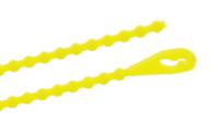 bt-4-10-yl Essentra Cable Tie, Releasable, 101.6mm x 1.5 mm, Yellow Polypropylene, Pk-100