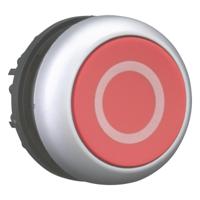 216605-m22-d-r-x0 Eaton RMQ Titan M22 Series Red Momentary Push Button, 22mm Cutout, IP66, IP67, IP69
