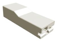 280232 TE Connectivity, AMP FASTON 1 Way Nylon 66 Crimp Terminal Housing, 6.35mm Tab Size, Natural