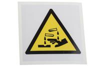 813-4439 RS PRO Self-Adhesive Hazardous Substances Hazard Warning Sign