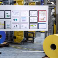 486907 Durable MagneticDURAFRAME® MAGNETIC Blue A4 Metal Information Frame, 323mm Height, 236mm Width