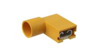 190070082 Molex 19007 Yellow Insulated Socket Spade Connector, Quick Disconnect