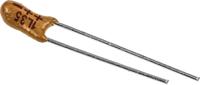 489d106x0016c6ve3 Vishay 10μF MnO2 Tantalum Capacitor 16V dc, 489D Series