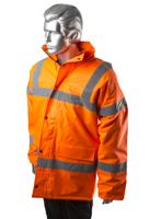 918-5911 Portwest Orange Men Hi Vis Traffic Jacket, XXL