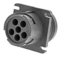 hd10-6-96p Deutsch Circular Connector, 6 Contacts, Cable, 33.4 mm Connector, Socket, Male, IP67, HD10 Series