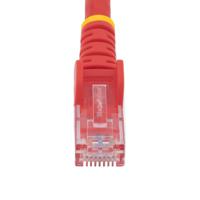 n6patc1mrd StarTech.com, 1m Cat6, Red RJ45 to Male RJ45 Male, U/UTP Unshielded, Terminated PVC Sheath