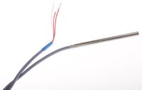 90215030-724-1001-1-6-100-04-10000000 Jumo PT100 RTD Sensor, 6mm Dia, 100mm Long, 3 Wire, Probe, Class B +80°C Max