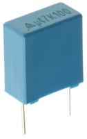 b32520c1474k000 EPCOS B32520 Polyester Film Capacitor, 63 V ac, 100 V dc, ±10%, 470nF, Through Hole