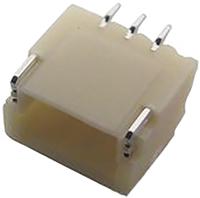 sm03b-srss-tblfsn JST SH Series Right Angle Surface PCB Header, 3 Contact(s), 1 mm Pitch, 1 Row, Shrouded