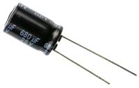 eeufr1e681 Panasonic 680μF Aluminium Electrolytic Capacitor 25V dc, Radial, Through Hole - EEUFR1E681