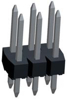 90131-0123 Molex C-Grid III Series Straight Through Hole Pin Header, 6 Contact(s), 2.54 mm Pitch, 2 Row, Unshrouded