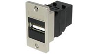 kcuabbkpm TUK Limited Straight, Snap-In, Socket Type USB Type A 2.0 Coupler