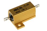 hs25-16r-j Arcol, 16Ω 25W Wire Wound Chassis Mount Resistor HS25 16R J ±5%