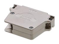 fmk4-k201-1731110063 FCT from Molex FMK Series Die Cast Zinc Angled D Sub Backshell, 37 Way, Strain Relief