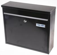 t02804 Black Mailbox, 310 mm x 360mm x 110 mm
