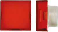 563411-605 Red Square Push Button Lens for use with TP2 Series