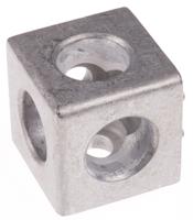 3842549872 Bosch Rexroth Corner Cube Kit, Connecting Component, Strut Profile 45 mm, Groove Size 10mm