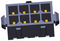 3-794632-8 TE Connectivity Micro MATE-N-LOK Series Straight Through Hole PCB Header, 8 Contact(s), 3 mm Pitch, 2 Row, Shrouded