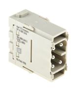 09140052616 HARTING Heavy Duty Power Connector Module, 16A, Male, Han-Modular Series, 5 Contacts