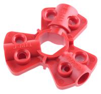 assy-pneumatic-quick-disc-lo-1-pack Brady Red 1-Lock Glass-Reinforced Nylon Pneumatic Hose Lockouts, 7.87mm Shackle, 12mm Attachment