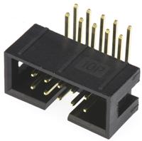 t821110a1r100ceu Amphenol Communications Solutions T821 Series Right Angle Through Hole PCB Header, 10 Contact(s), 2.54 mm Pitch, 2 Row,