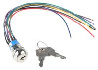 jd10f126w APEM Key Switch, DPST, 4 A @ 28 V dc 3-Way Flat-Key