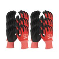 4932471616 Milwaukee CUT A Black, Red Nitrile Nitrile Work Gloves, Size 10/XL, Nitrile Coating