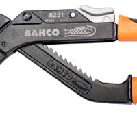 8231 Bahco 4-Piece Water Pump Pliers, 225 mm Overall, Bent Tip, 53,5mm Jaw